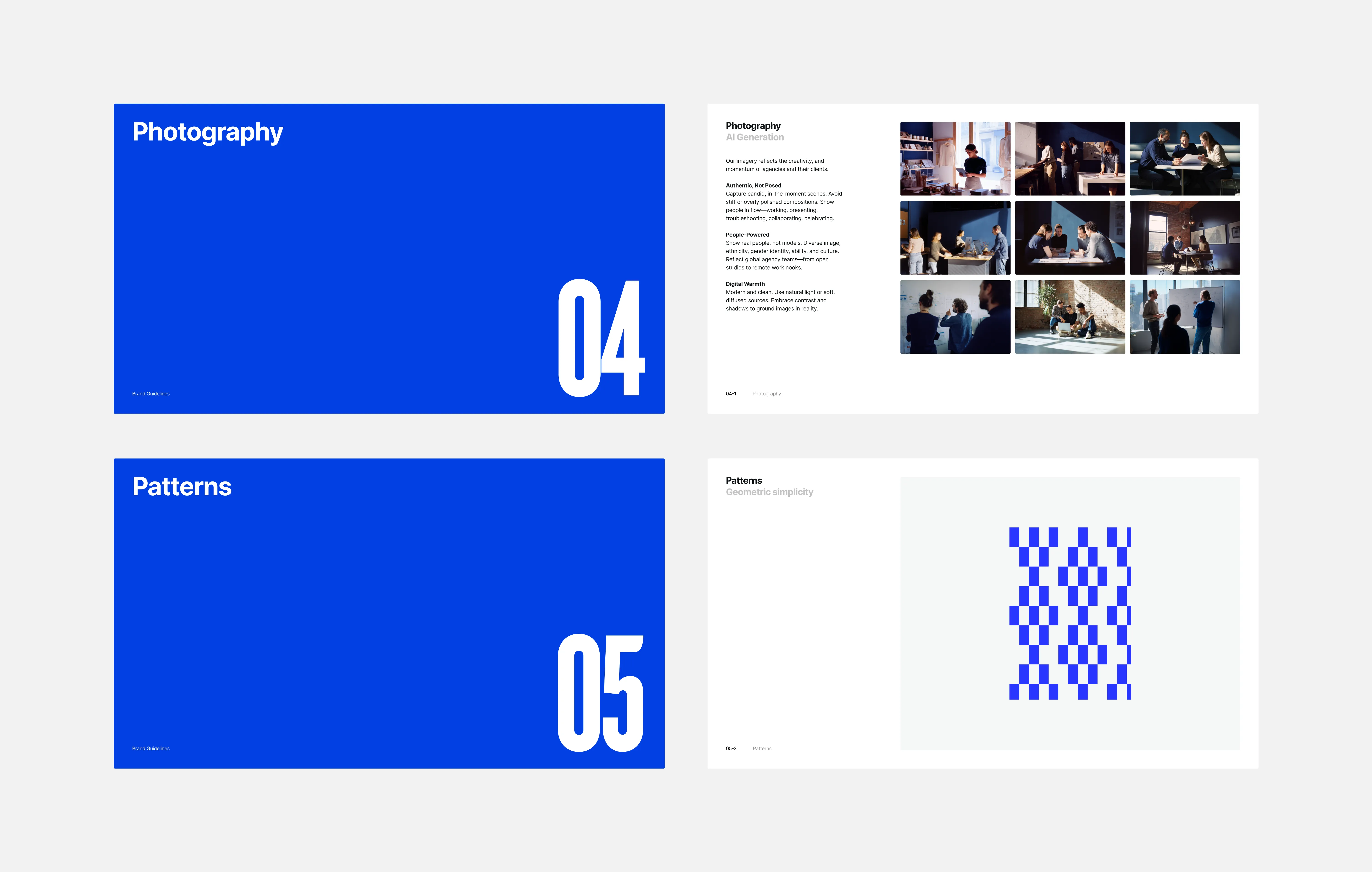 A4A marketing site bento grid layout
